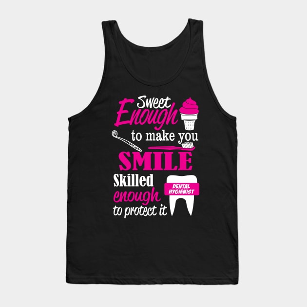 Sweet Enough to make you SMILE ,Skilled enough to protect it Tank Top by BlackSideDesign